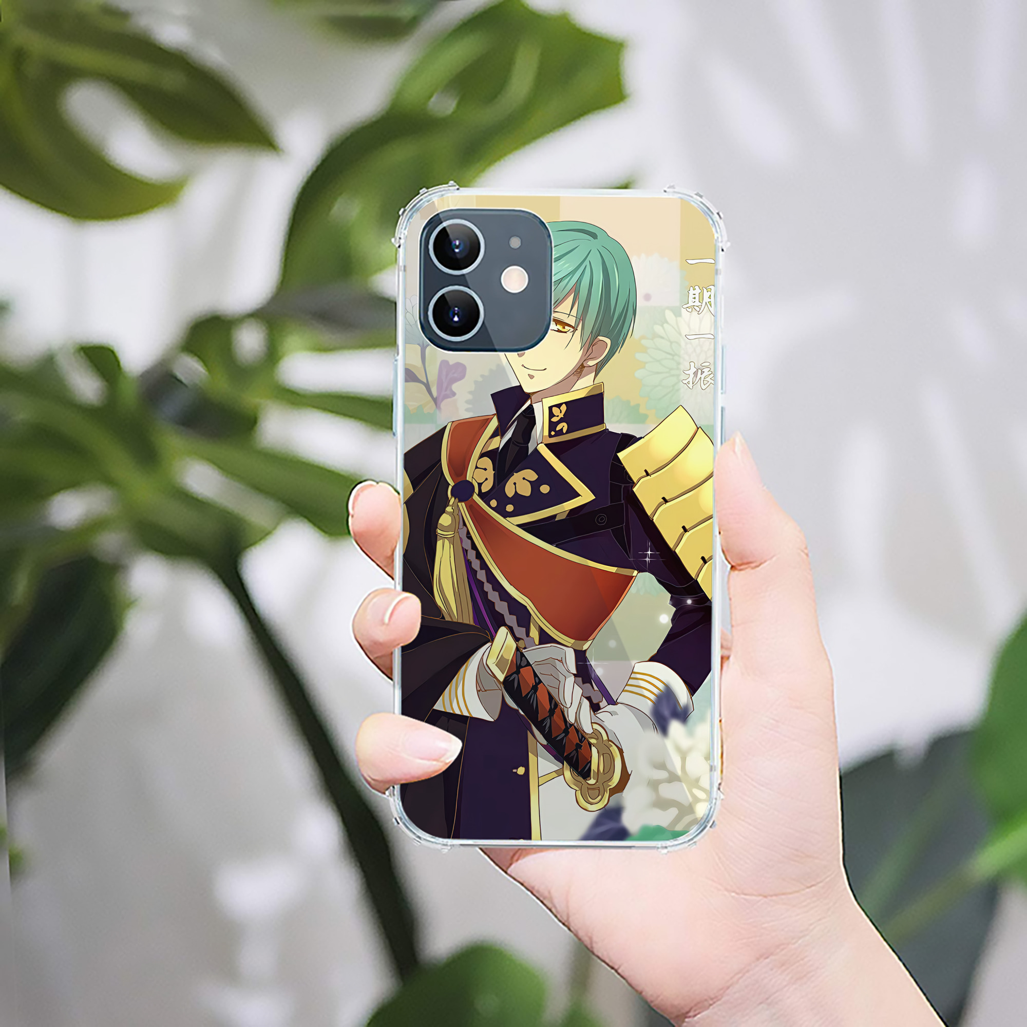 （画像用） 刀剣乱舞 Touken Ranbu 【iPhone 12シリーズ対応】透明スマホケース（クリアソフトケース）